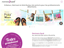 Tablet Screenshot of partnerscard.fr